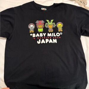 Black Baby Milo Graphic T-Shirt BAPE